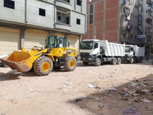 محافظ الدقهلية يتابع حصاد حملة النظافة بطلخا.. ورفع 160 طنًا من مخلفات البناء والهدم خلال يومين