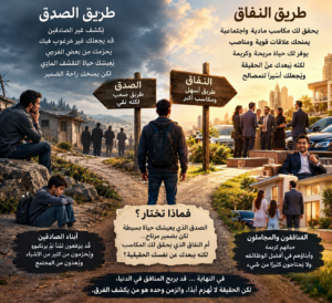 مستحيل أن يخدم الإنسان سيدين: الصدق المطلق والكذب المطلق