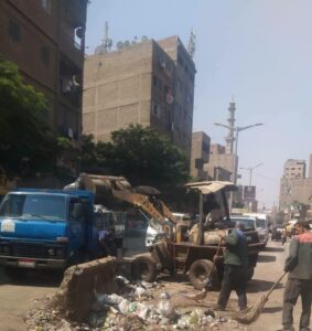 الانصارى يحيل مسؤولي النظافة بأحياء المنيرة وإمبابة والوراق والعجوزة وهيئة النظافة للتحقيق بسبب التقصير 