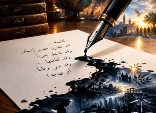 القلم أخطر من الرصاص…