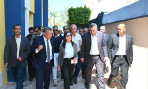 محافظ البحيرة ووكيل التعليم يفتتحان مدرسة الشراقوة الإبتدائية بالرحمانية 