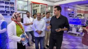 جوله للقائم بأعمال وكيل وزارة الصحه بالبحيره في مستشفي الدلنجات