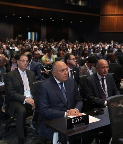 انتخاب سامح شكري وزير الخارجية رئيساً لمؤتمر COP27