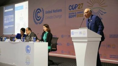 إنطلاق "يوم المياه" ضمن فعاليات مؤتمر المناخ COP27