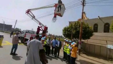 حملات مكثفة لمتابعة حالة النظافة العامة بالأحياء والميادين بمدن ومراكز المنيا