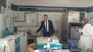 وكيل الوزارة يتفقد مستشفى الرمد بدمنهور