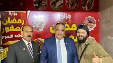 إفتتاح محل لفواكه اللحوم بشرق شبرا الخيمة بالقليوبية