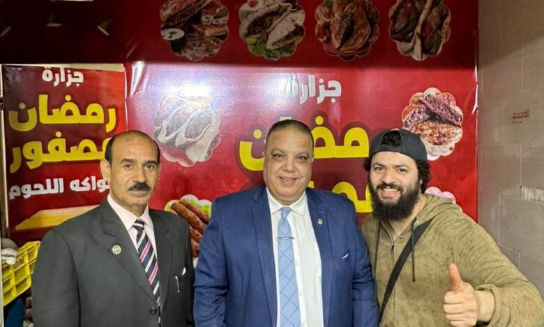 إفتتاح محل لفواكه اللحوم بشرق شبرا الخيمة بالقليوبية