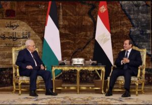 الرئيس الفلسطيني يلتقي مع نظيره المصري 
