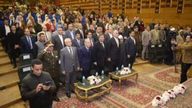 "محافظ المنيا يشهد طابور العرض عيد المنيا القومي ال105 لمديريات الخدمات والوحدات المحلية"