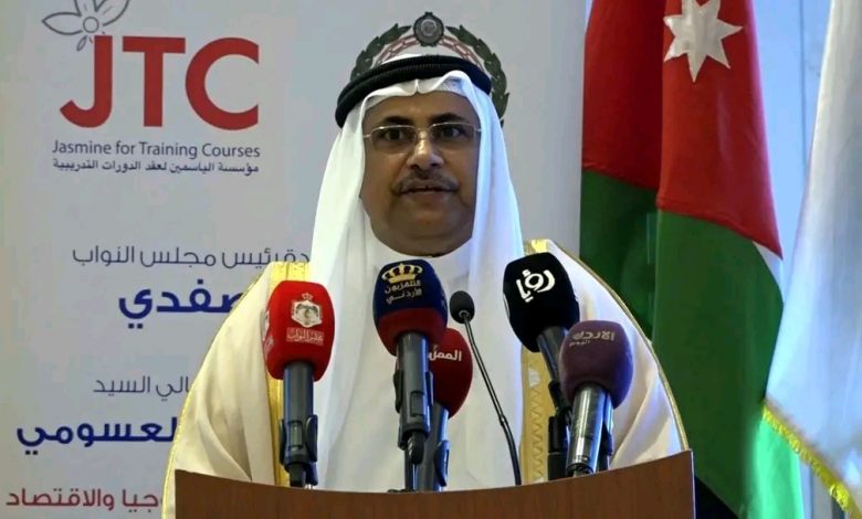 كلمة رئيس البرلمان العربي أمام المؤتمر البرلماني العربي للتكنولوجيا والاقتصاد في الأردن