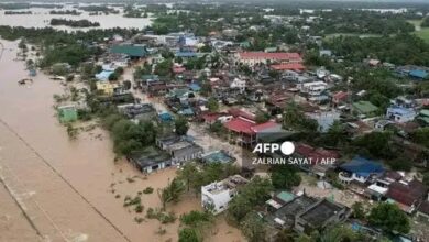 الفليبين حصيلة القتلى جراء العاصفة الاستوائية ترامى التى ضربت الفليبين إلى 97 شخصا على الأقل