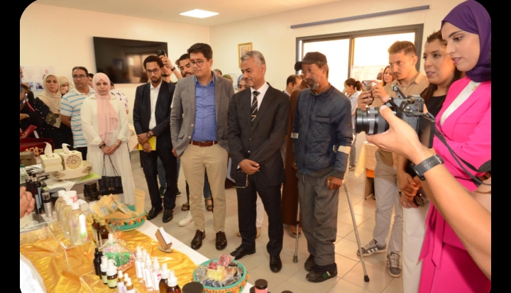 الاحتفال باليوم العالمي للتعاونيات من قبل المبادرة الوطنية للتنمية البشرية بحي المحمدي