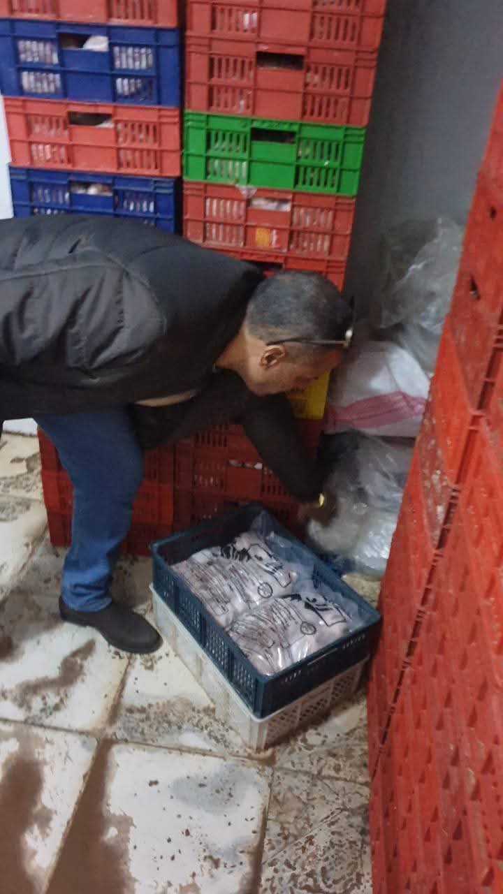الجيزة :ضبط  لحوم وهياكل دواجن و دهون حيوانية غير صالحة للإستهلاك الادمي