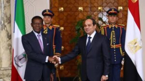 الرئيس السيسى يستقبل رئيس جمهورية غينيا الإستوائية