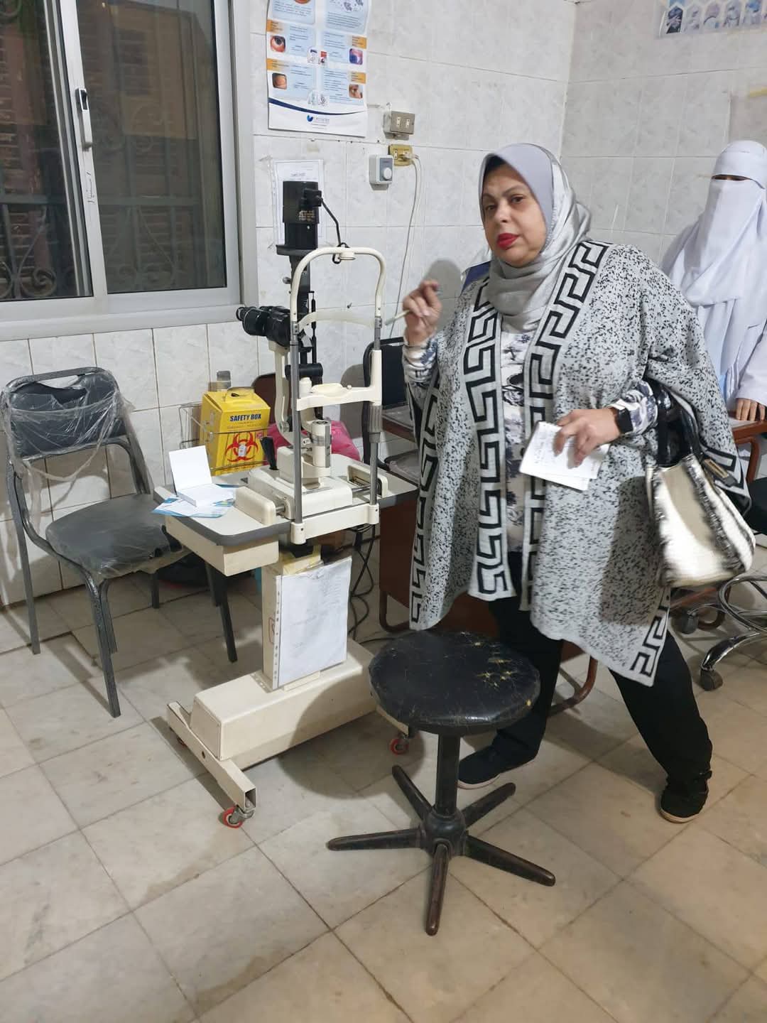 مدير عام الطب العلاجي تجري جولة مرورية بمستشفى رمد قليوب