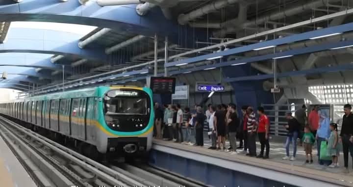 مواعيد تشغيل خطوط مترو الأنفاق الثلاثة بالقاهرة الكبرى والقطار الكهربائي الخفيف LRT