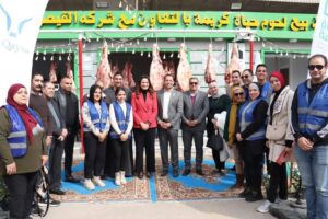 لتوفير اللحوم .. نائب محافظ الجيزة تتفقد منفذ مؤسسة حياه كريمة بحى الهرم