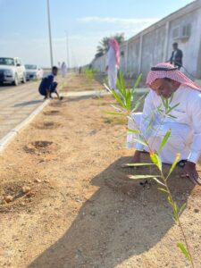 بيئة رابغ تُشجر المرحلة الثانية لنادي الانتصار الرياضي بالمحافظة