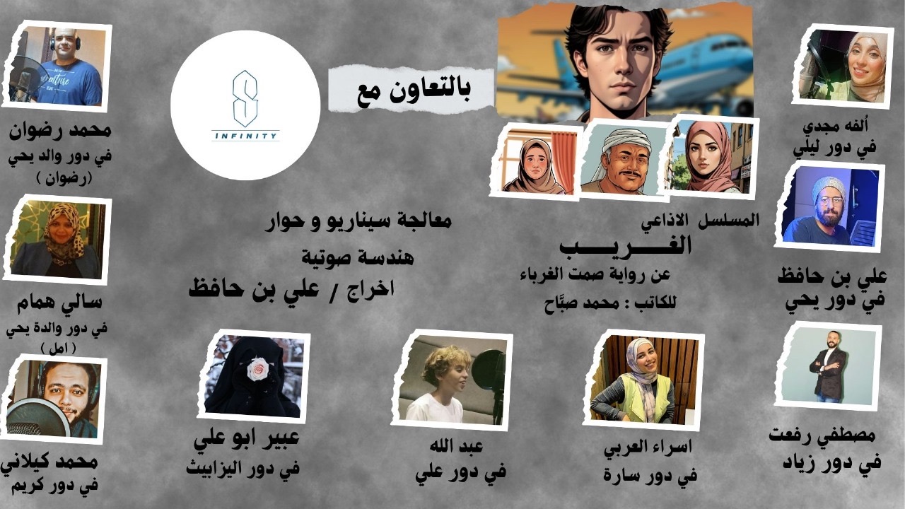 إطلاق المسلسل الإذاعي “الغريب” بمشاركة نخبة من المبدعين كتب / محمدصبَّاح