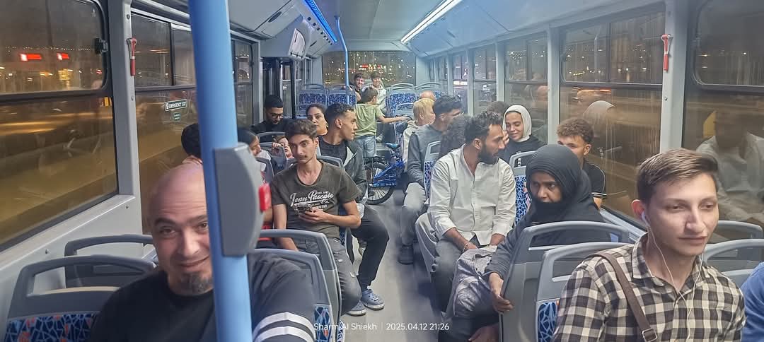 بدء التشغيل التجريبي لعدد 5 اتوبيسات كهربائيه بمدينه شرم الشيخ