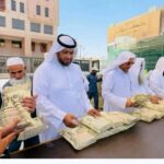 الشؤون الدينية بالمسجد النبوي تستقبل طلائع الحجاج بالترحيب والهدايا