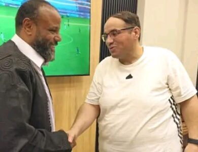 رئيس الاتحاد الأردني للكاراتيه في ضيف رئيس الاتحاد الليبي الكاراتيه