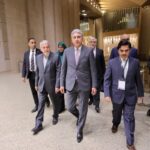 وزير السياحة والآثار يقيم مأدبة عشاء على شرف المشاركين في الاجتماع الوزاري الرابع لوزراء السياحة بالمتحف المصري 