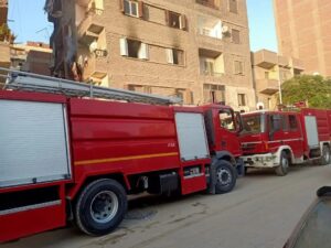 السيطرة على حريق داخل شقة سكنية بالفيوم بسبب ماس كهربائي دون وقوع إصابات.