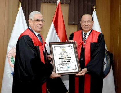 جامعة المنصورة تمنح النائب العام المصري الدكتوراه الفخرية تقديرًا لإسهاماته في دعم العدالة