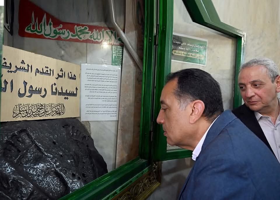 مدبولي يتفقد أعمال تطوير مسجد السيد البدوي ومحيطه بطنطا