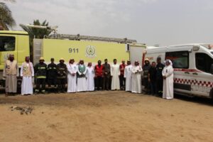 بيئة جدة تنفذ فرضية حريق بمزرعة لرفع الجاهزية وتعزيز التنسيق بين الجهات الحكومية