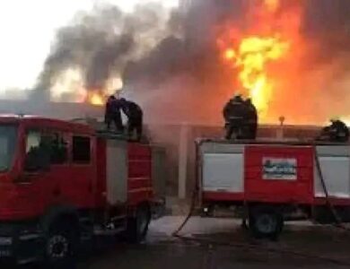 الرياح الشديدة تتسبب في احتراق 3 منازل ونفوق الماشية بقرية رواق في الفيوم