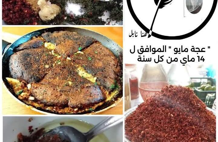 هنا نابل/ الجمهورية التونسية " عجة مايو " موروث غذائي للمطبخ النابلي