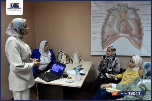 دورة تدريبية بعنوان اعداد المفردة الامتحانية بلجامعة الحديثة للتكنولوجيا والمعلومات
