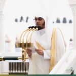 الدوسري‬⁩ يؤم المصلين لصلاة الجمعة بالمسجد الحرام