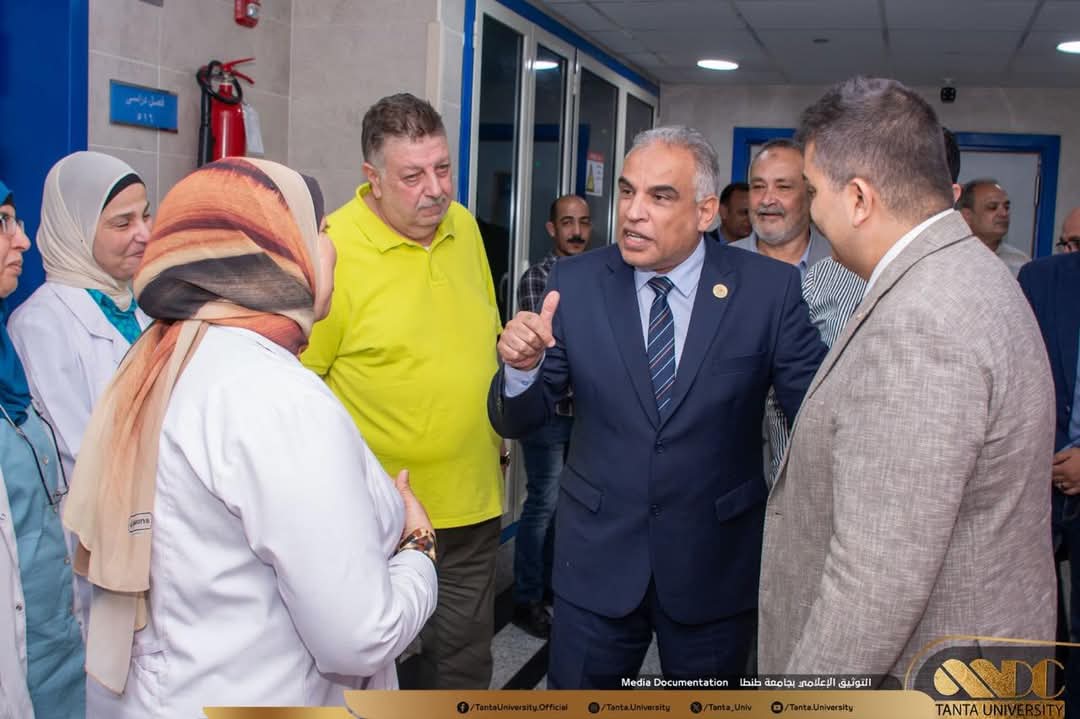رئيس جامعة طنطا- لا تهاون في اتخاذ كافة الاجراءات التي تكفل سلامة أبناءنا وبناتنا