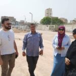 رئيس حي الأربعين في جولة تفقدية لمتابعة أعمال التطوير والرصف بشارع الروض بالسويس