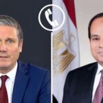 الرئيس السيسى يتلقى اتصالاً هاتفياً من رئيس الوزراء البريطانى ستارمر