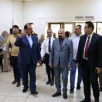 مساعد رئيس الجامعة المستنصرية للشؤون الادارية يزور كلية طب المستنصرية