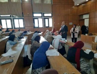 رئيس جامعة دمنهور يتفقد انتظـــــام سير العملية الامتحانية