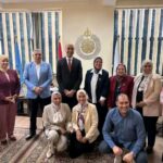 جامعة دمنهور تستقبل فريق خبراء مركز القياس والتقويم