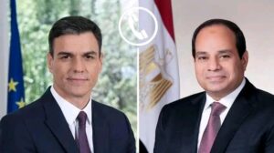الرئيس السيسى يتلقى اتصالاً هاتفياً من رئيس الوزراء الأسبانى " سانشيز