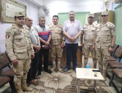قوات الدفاع الشعبي تشارك في تأمين انصراف طلاب المدارس الثانوية بسوهاج وتفقد تجهيزات المدارس العسكرية
