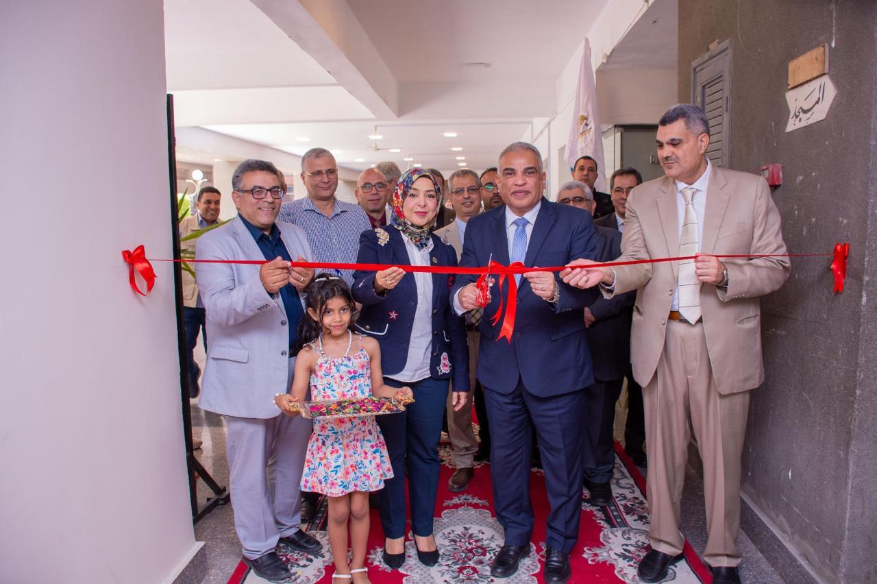 رئيس جامعة طنطا يفتتح المرحلة الأخيرة من مبنى البيولوجي بكلية العلوم