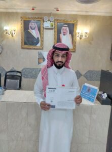 عزام اللحياني بعد اجتيازه دورة الإسعافات الأولية مستعدون بكل فخر واعتزاز لخدمة ضيوف الرحمن 