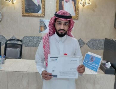 عزام اللحياني بعد اجتيازه دورة الإسعافات الأولية مستعدون بكل فخر واعتزاز لخدمة ضيوف الرحمن 