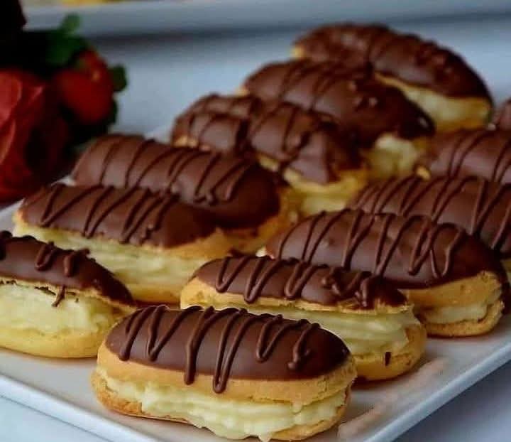 طريقة عمل الإكليــــــــــــــر بالكاسترد