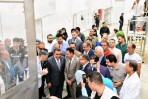 محافظ الدقهلية يفتتح مجزر المنصوره المطور بميت الكرما بطلخا استعدادا لعيد الأضحي.