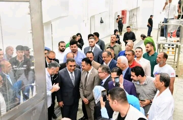 محافظ الدقهلية يفتتح مجزر المنصوره المطور بميت الكرما بطلخا استعدادا لعيد الأضحي.